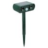 Ultrasonic Animal Repeller Solar Powered Motion Sensor Repellent IPX4 Waterproof Outdoor For Farm Garden Yard Repelling Deer Raccoon Cat Dog Rabbit Sq
