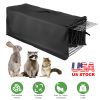 31x12x11â€ Heavy Duty Folding Live Animal Trap Cage With Waterproof Cover Humane Easy To Catch And Release Trap For Stray Cats Raccoons Squirrel Skun