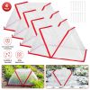 4Pack 31.50Ã—12.99Ã—13.39in Garden Row Accelerator Plants Covers Plant Net Cage Guard Greenhouse Covers Protect Seedling Fruit Vegetable Rows From Fro
