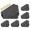 6 Packs Mouse Bait Station with Keys Tamper Resistant Indoor Outdoor Mouse Bait Boxes Reusable Locking Rodent Bait Stations for Home Garage Garden War