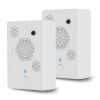 2Pack 2026 Upgraded Rechargeable Ultrasonic Bat Repellent Indoor Outdoor Bird Mouse Dog Deterrent Device with 3 Ultrasonic Speakers for Attic Porch Ho