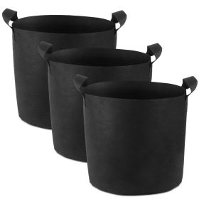 3 Pack Plant Grow Bags Potato Vegetable Planter Bags Breathable Planting Fabric Pots 5Gallons