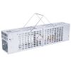 Double Door Humane Live Mouse Trap With One-Way Door Design Reusable Metal Rat Rodent Cage Continuous Capture Mouse Trap For Indoor Outdoor Use Catch