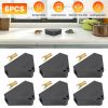 6 Packs Mouse Bait Station with Keys Tamper Resistant Indoor Outdoor Mouse Bait Boxes Reusable Locking Rodent Bait Stations for Home Garage Garden War