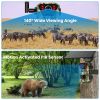 4G 4K 30FPS Solar Trail Camera Outdoor Wildlife Camera Motion Activated IP66 Waterproof with 140ÂºViewing Angle No Glow Night Vision SIM Card APP Cont