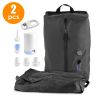 2Pcs 17L Vacuum Bags with Pump Clear Window Handle IP67 Waterproof TPU Vacuum Packing Cubes TravelÂ Vacuum Seal Bags Packing Organizers for Clothing L