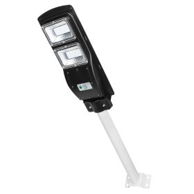 Solar Street Path Light Outdoor 120LEDs Radar Sensor Remote Control Wireless Lamps IP65 Waterproof Lighting For Garage Front Door Garden Pathway