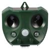 Ultrasonic Animal Repeller Solar Powered Repellent with Motion Sensor LED Flashing Lights IPX6 Waterproof Outdoor for Farm Garden Yard