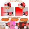 ElectricÂ Paint SprayerÂ HVLP Spray Painting Gun Handheld Painter with Different Spray Patterns 5 Nozzles 800ML Detachable Cup Flow Adjustable Length