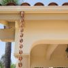 Copper Floral Cups 8.5-Ft Rain Chain Gutter Downspout