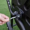 Outdoor Mobile 50-Gallon Compost Bin Tumbler on Wheels