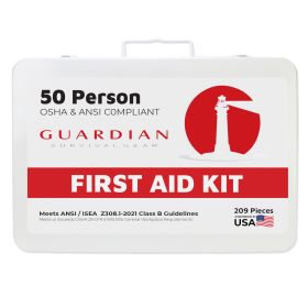 Guardian 25-50 Person First Aid Kit - Metal