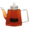 Stove Top Glass Water Boiler Kettle Teapot with Tea Infuser
