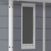 Outdoor 6-ft x 8-ft Storage Shed in Steel Reinforced Polypropylene