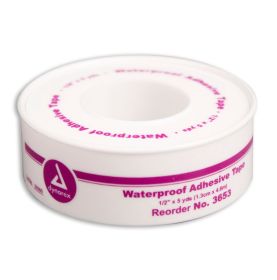 1/2"X5 Yd. Waterproof Tape, Plastic Spool, 1 Ea.