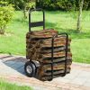 Firewood Mover Hauler Dolly Roller Log Rack - Made in USA