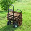 Firewood Mover Hauler Dolly Roller Log Rack - Made in USA