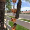 Mariposa 8-Ft Butterfly Copper Rain Chain Downspout