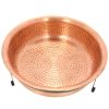 Farmhouse 100% Copper Fire Pit Tub Hand Hammered with Screen Cover