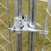 10ft x 10ft x 6ft Large Chain Link Outdoor Dog Play Pen House with Cover