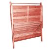Outdoor Folding Wooden Potting Bench Garden Trellis with Storage Space