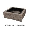 Heavy Duty Square Steel Fire Pit