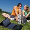 22-Watt Folding Solar Panel Battery Charger USB iPhones Tablets GPS Camera
