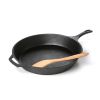 Pre-Seasoned Cast Iron 15-inch Round Skillet