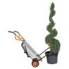 Heavy Duty Multi-function Yard Garden Cart Wheelbarrow