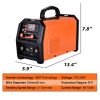 4 in 1 MIG/MMA/Lift TIG Portable Inverter Welder, 160A Dual Voltage 110/220V IGBT Welding Machine, Gasless Flux Core Wire Welding Equipment for DIY Me
