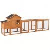Forbidden to Sell on Temu Large Chicken Coop with Run and Nest Box and Removable Tray, Hen House for 4-6 Chickens, Outdoor Weatherproof Small Animal C