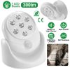 Wireless LED Spotlight 90 Â° Motion Sensor Night Lamp 360Â°Rotate Cordless Stairs Lights Battery Operated w/23ft Sensing Range for Closet Bathroom