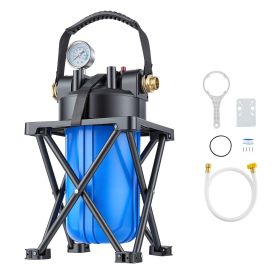 RV Water Filter System, 0.5-Micron Premium RV Water Filtration System Replacement with Cartridge and Mounting Bracket for RVs & Campers