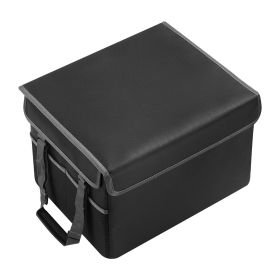 Fireproof Document Box, 1832 F Heat Insulated Fireproof & Waterproof Box, Space-Saving and Foldable Design, Portable Home Office Travel File Organizer