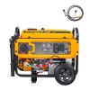 Portable Generator, Gasoline 4650W Peak Watt & LPG 4130W Peak Watt Dual Fuel Generator, Home Backup Generators with Electric Start