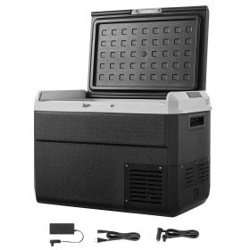 12 Volt Car Refrigerator, 52.8QT/50L Car Fridge, Portable Electric Cooler with -4-68Fahrenheit Adjustable Temperature