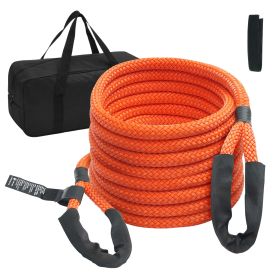 1" x 30' Kinetic Recovery Tow Rope 38,000 lbs, Heavy-Duty Off Road Snatch Strap