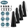 4Pack Fly Table Fans Battery USB Powered Bug Fans Food Fans Fly Table Spinners Traps with Hook for Party BBQ Picnic Camping