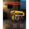 Portable Generator, Gasoline 13500W Peak Watt & LPG 12000W Peak Watt Dual Fuel Generator, Home Backup Generators with Electric Start