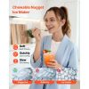 Countertop Ice Maker, 33 lbs per Day, Self-Cleaning Portable Machine with Scoop, Drawer-Style Ice Access