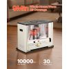 10000 BTU Indoor & Outdoor Kerosene Heater, Portable Space Heater with Auto Shut-Off & Adjustable Flame & Tip-Over, for Home, Garage, Basement