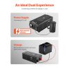 Pure Sine Wave Inverter Charger, 6000 Watt, DC 24V to AC 120V Power Inverter with LCD Display, Remote Control