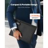 Fireproof Document Bag, 1832 Fahrenheit Heat Insulated Fireproof & Waterproof Bag with Lock, Portable File Storage Security Organizer Home Office Use