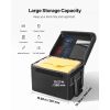 Fireproof Document Box, 1832 F Heat Insulated Fireproof & Waterproof Box, Space-Saving and Foldable Design, Portable Home Office Travel File Organizer