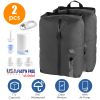 2Pcs 17L Vacuum Bags with Pump Clear Window Handle IP67 Waterproof TPU Vacuum Packing Cubes TravelÂ Vacuum Seal Bags Packing Organizers for Clothing L