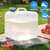 10L/2.64Gal Collapsible Water Container with Spigot Foldable Water Storage Bag with Handle Portable Camping Water Jug for Hiking RV Emergency Prepared