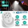 Wireless LED Spotlight 90 Â° Motion Sensor Night Lamp 360Â°Rotate Cordless Stairs Lights Battery Operated w/23ft Sensing Range for Closet Bathroom
