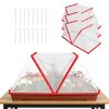 4Pack 31.50Ã—12.99Ã—13.39in Garden Row Accelerator Plants Covers Plant Net Cage Guard Greenhouse Covers Protect Seedling Fruit Vegetable Rows From Fro