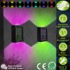 2Pcs Solar Deck Lights Outdoor 2LED Beads Waterproof Sensor Fence Stair Lamps For Patio Landscape Yard Color Changing Decorative Lamps