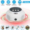 360Â° Ultrasonic Mice Repellent Indoor Rodent Repeller Rat Squirrel Rodent Chaser with 3 Modes 2 Strobe Lights for Kitchen Warehouse